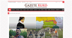 Desktop Screenshot of gazetekurd.com